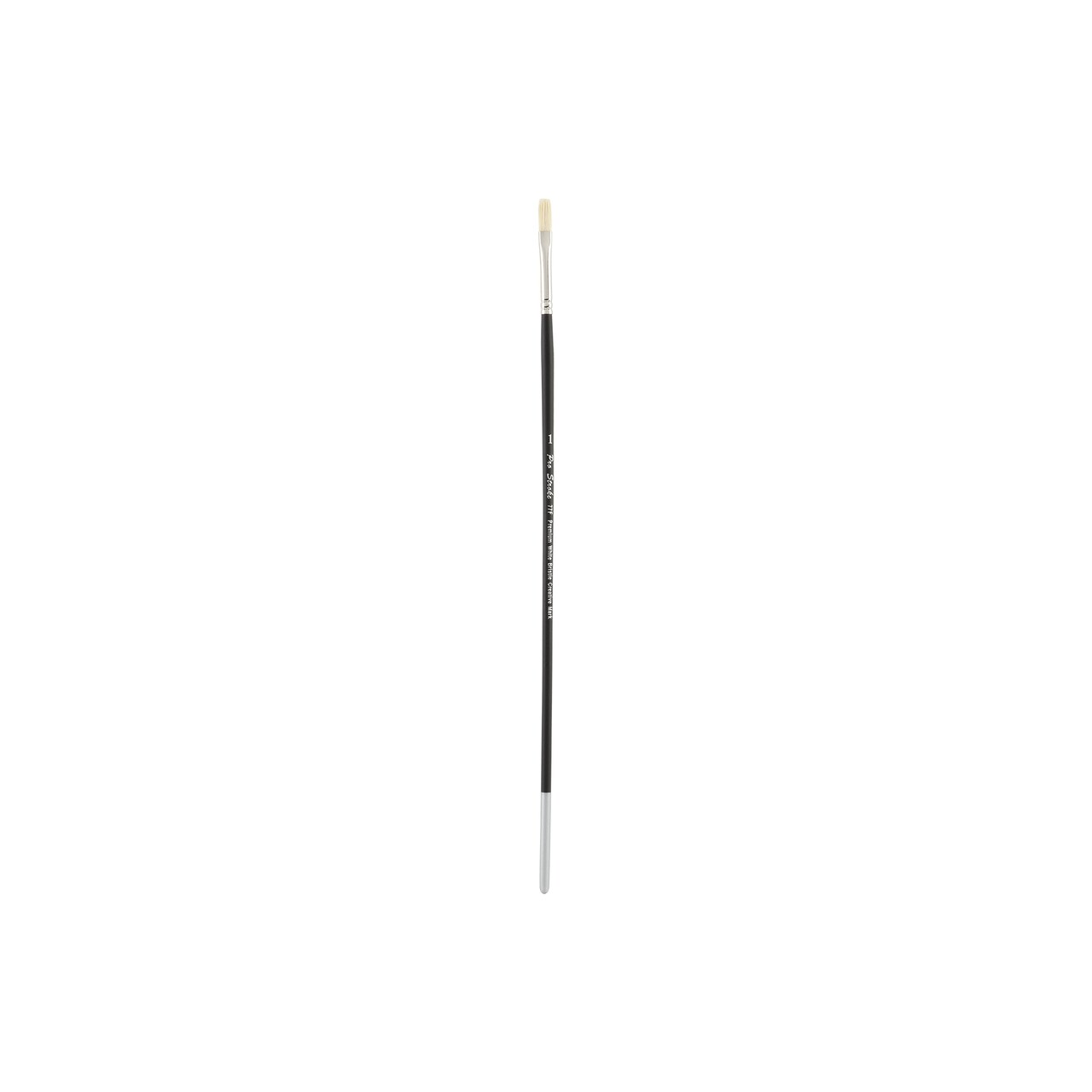 Creative Mark Pro Stroke Premium White Chungking Hog Bristle Artist Paint Brush - Flat - Natural Bristle Brush w/ Great Control Suitable for Oils, Watercolors, Acrylics, Alkyds, Caseins